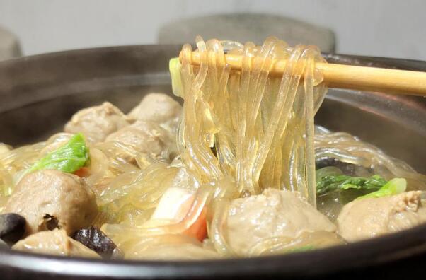 陈蕾购自美食团的大希地牛肉丸和粉丝