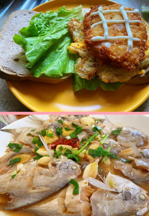 林英用美食团食材烹制的美食